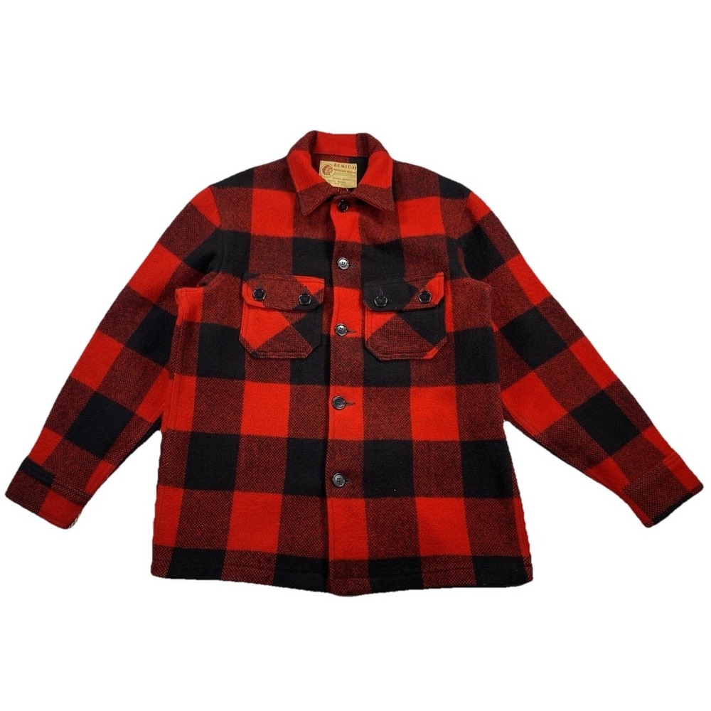 Bemidji Woolen Mills Men's True Vintage Buffalo Plaid Wool Shirt